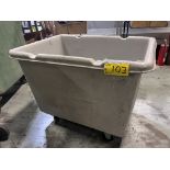 TECH STAR PORTABLE HOPPER, APPROX. 30"L X 28"W (NO CONTENTS)