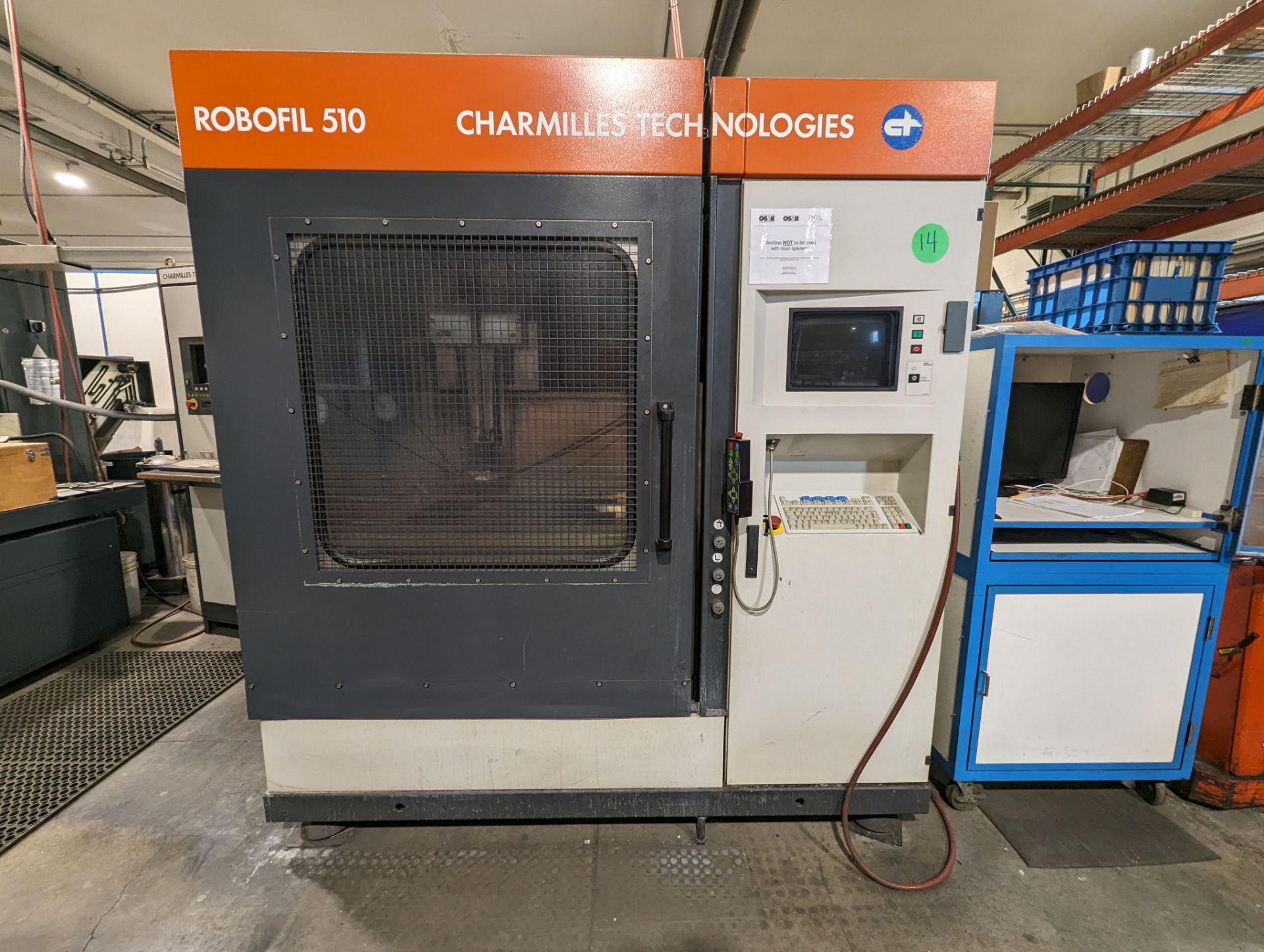 CHARMILLES ROBOFIL 510 CNC WIRE EDM, S/N 550713 - Image 2 of 12