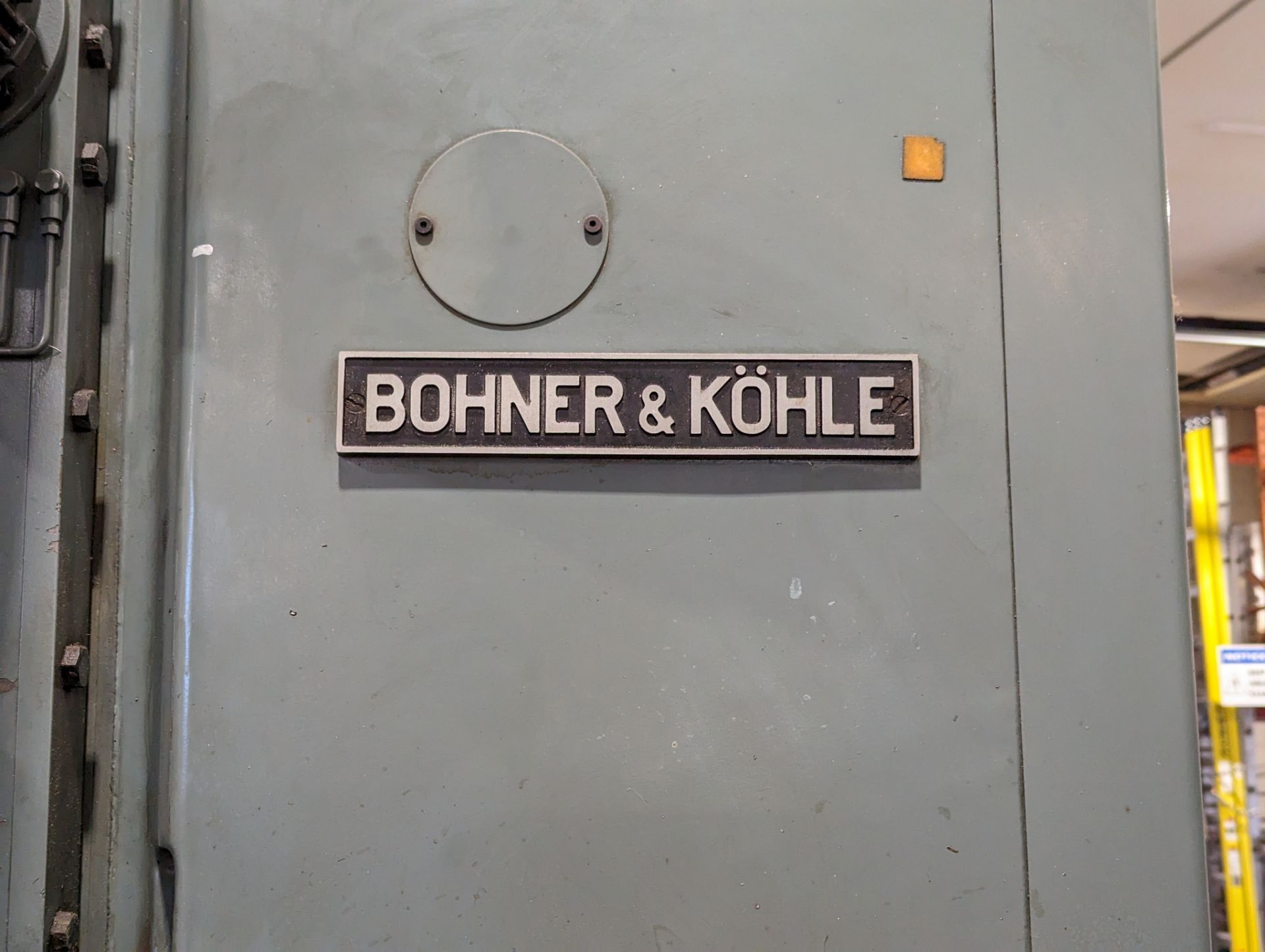 BOHNER & KOHLE / BOKO WF1 UNIVERSAL MILLING MACHINE, CONCEPT CMC CONTROL, HEIDENHAIN 3-AXIS DRO, 31” - Image 10 of 10