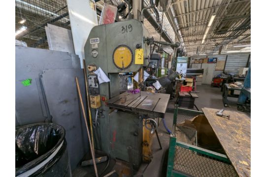 HESKA ESU 4 VERTICAL BANDSAW (MACHINE HAS BEEN PROFESSIONALLY DISCONNECTED AND RELOCATED TO - Image 1 of 7