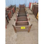 LOT OF (11) ASSORTED STEEL MATERIAL BINS