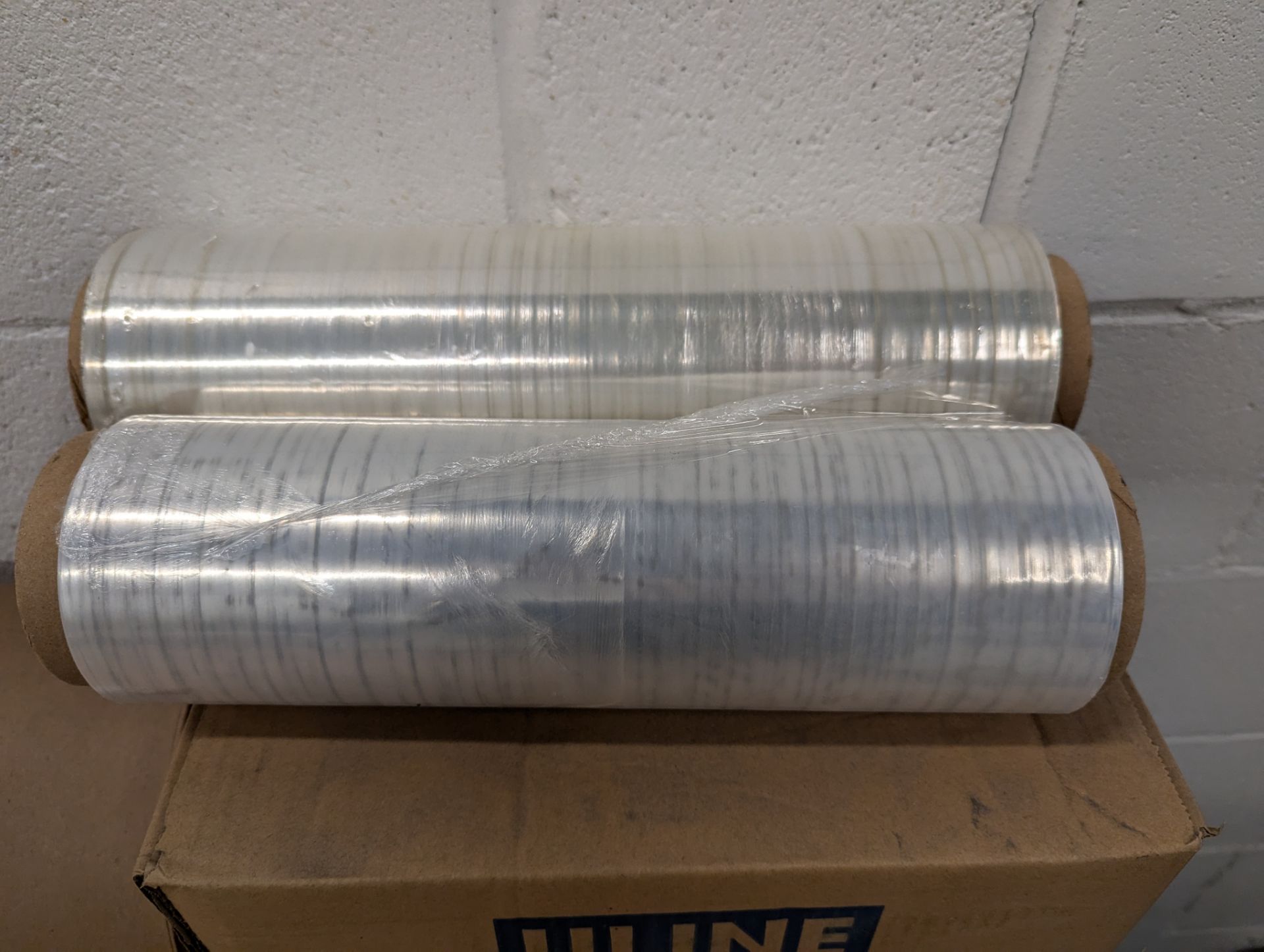 LOT OF PACKAGING SUPPLIES, ULINE S-2486 WHITE BLOCK RECLOSABLE BAGS, SHRINK WRAP, PAPER PACKAGING, - Image 3 of 7