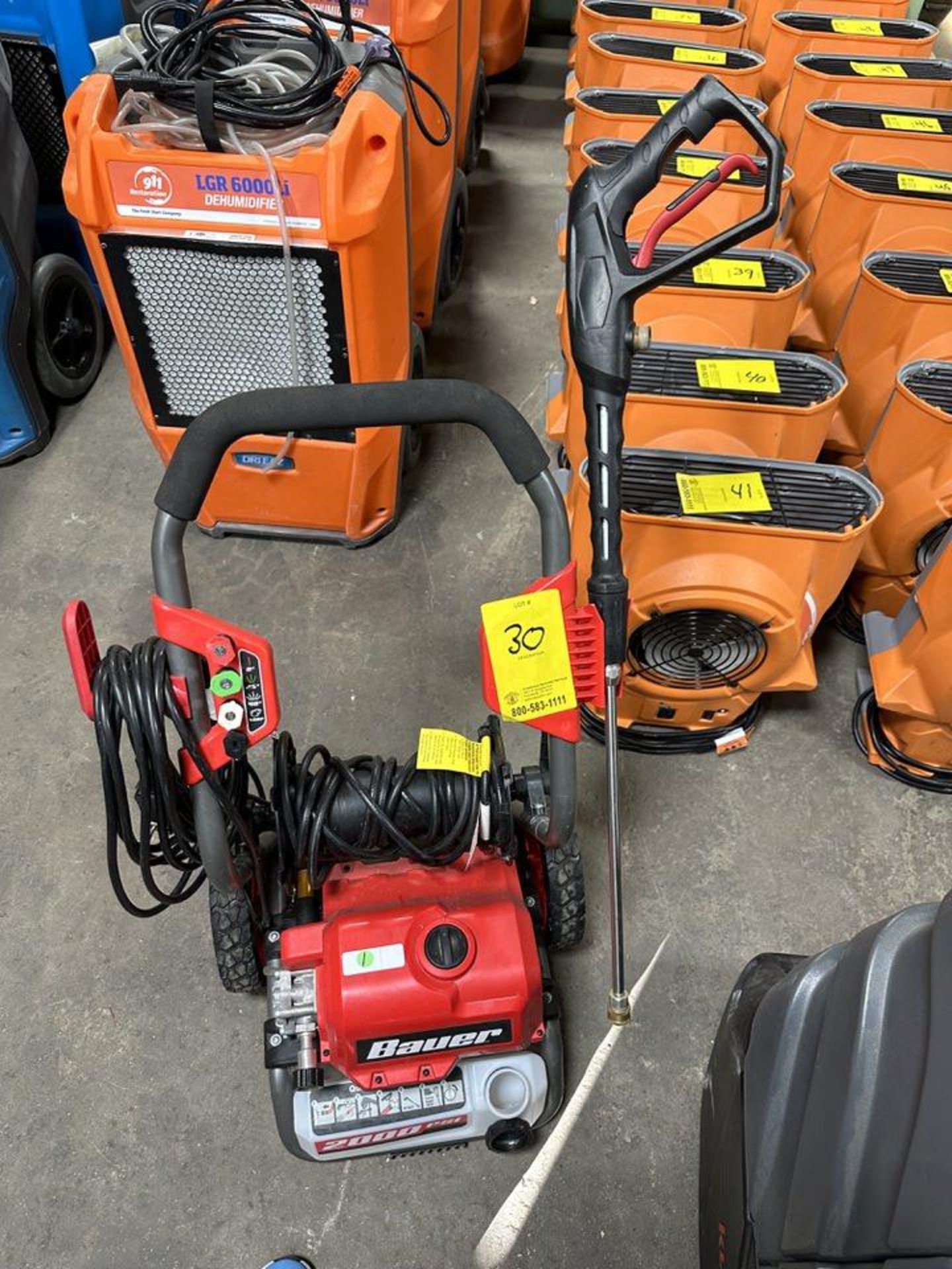 Bauer 2000 psi electric power washer