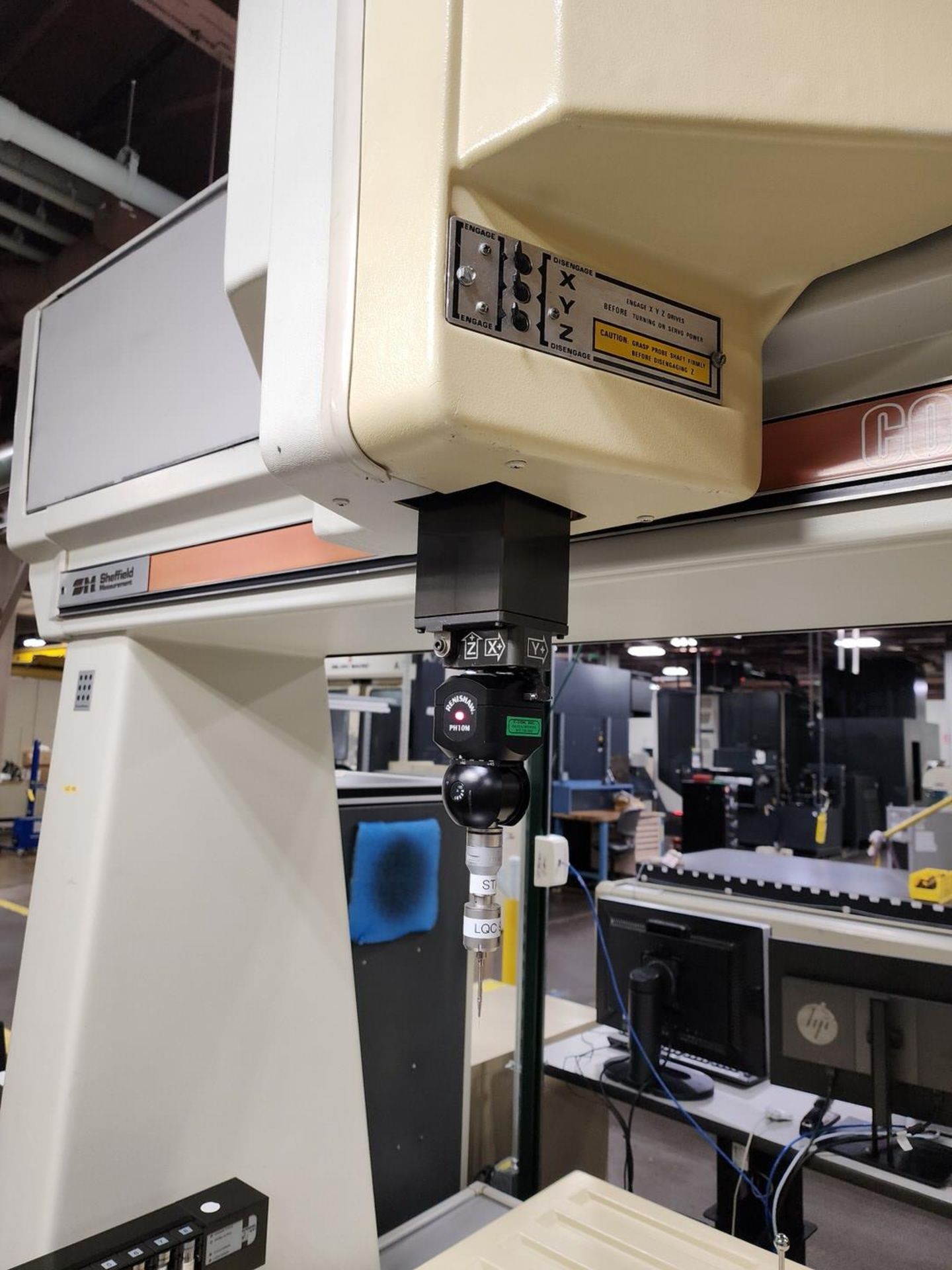 Sheffield RS-70 CMM, NO COMPUTER/ NO SOFTWARE W/ Renishaw Probe Head Controller - Image 4 of 22