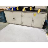 4-Door Material Cabinet W/ Assorted Matl.) (Toyoda CNC Area)