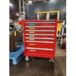 Global 7-Drawer Rolling Tool Box (Location: Machine Room)