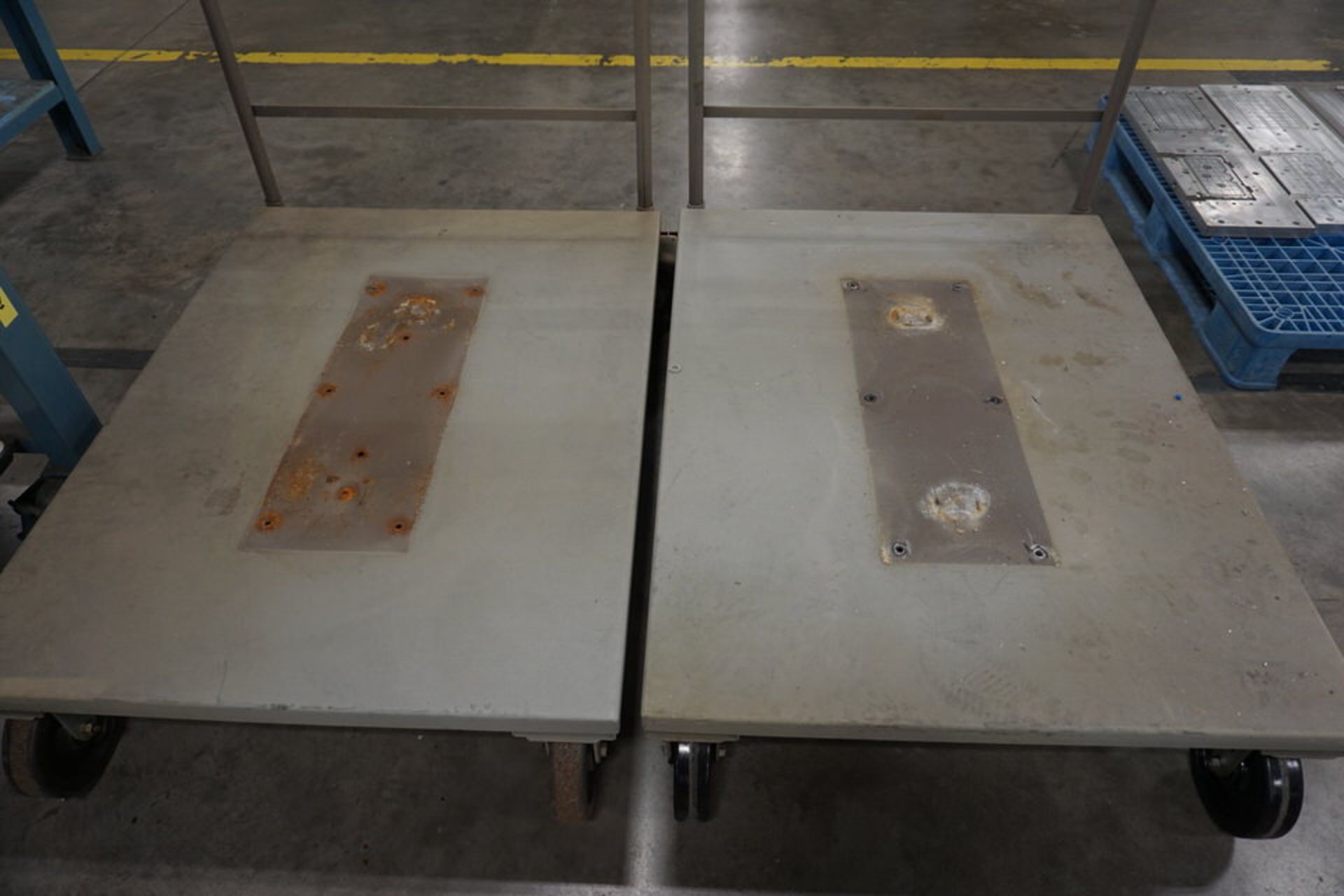 (2) Steel Deck Platform Carts, 3' x 4' - Image 2 of 2