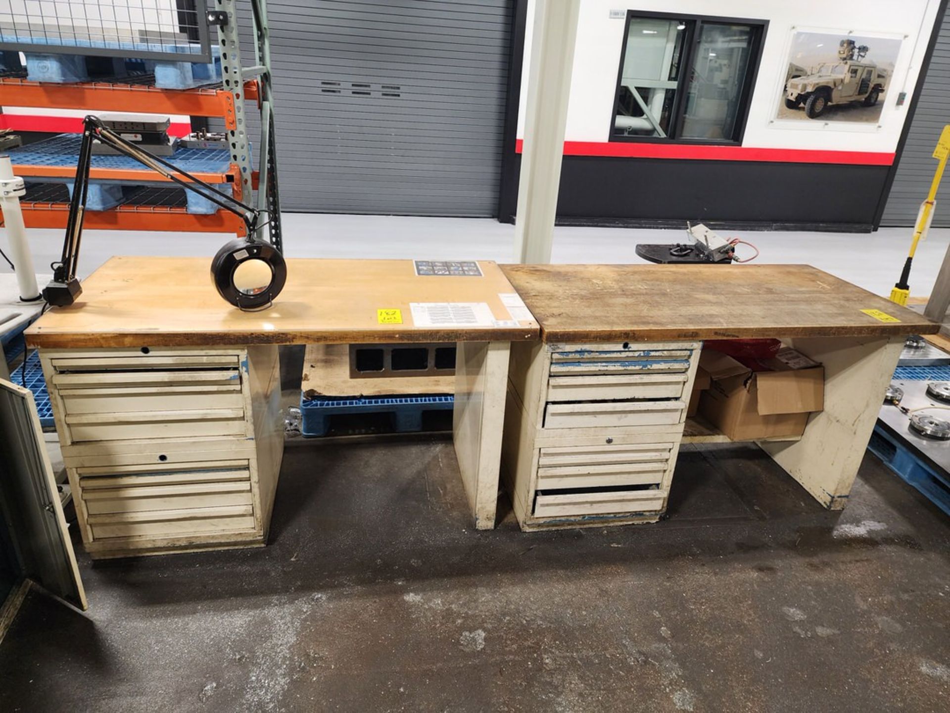 (2) Work Desks (Toyoda CNC Area)