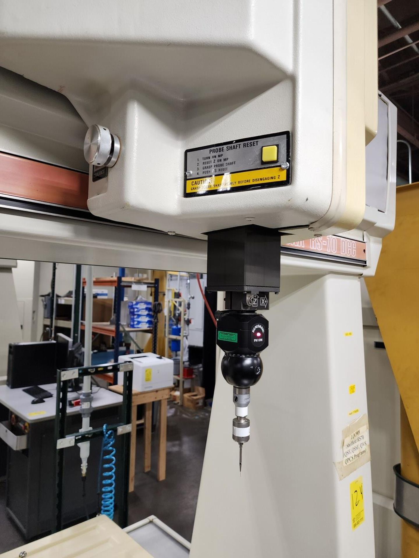 Sheffield RS-70 CMM, NO COMPUTER/ NO SOFTWARE W/ Renishaw Probe Head Controller - Image 21 of 22
