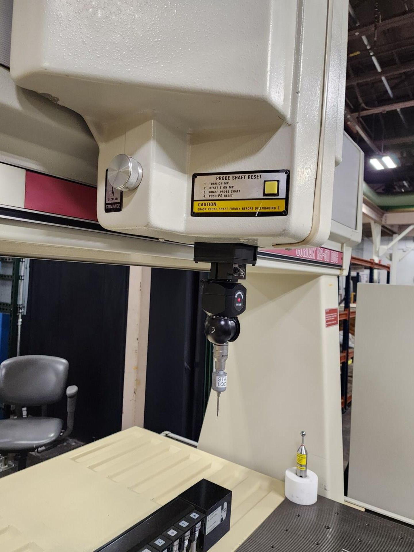 Sheffield RS-50DCC CMM, NO COMPUTER/ NO SOFTWARE W/ Renishaw Probe Head Controller - Image 10 of 21