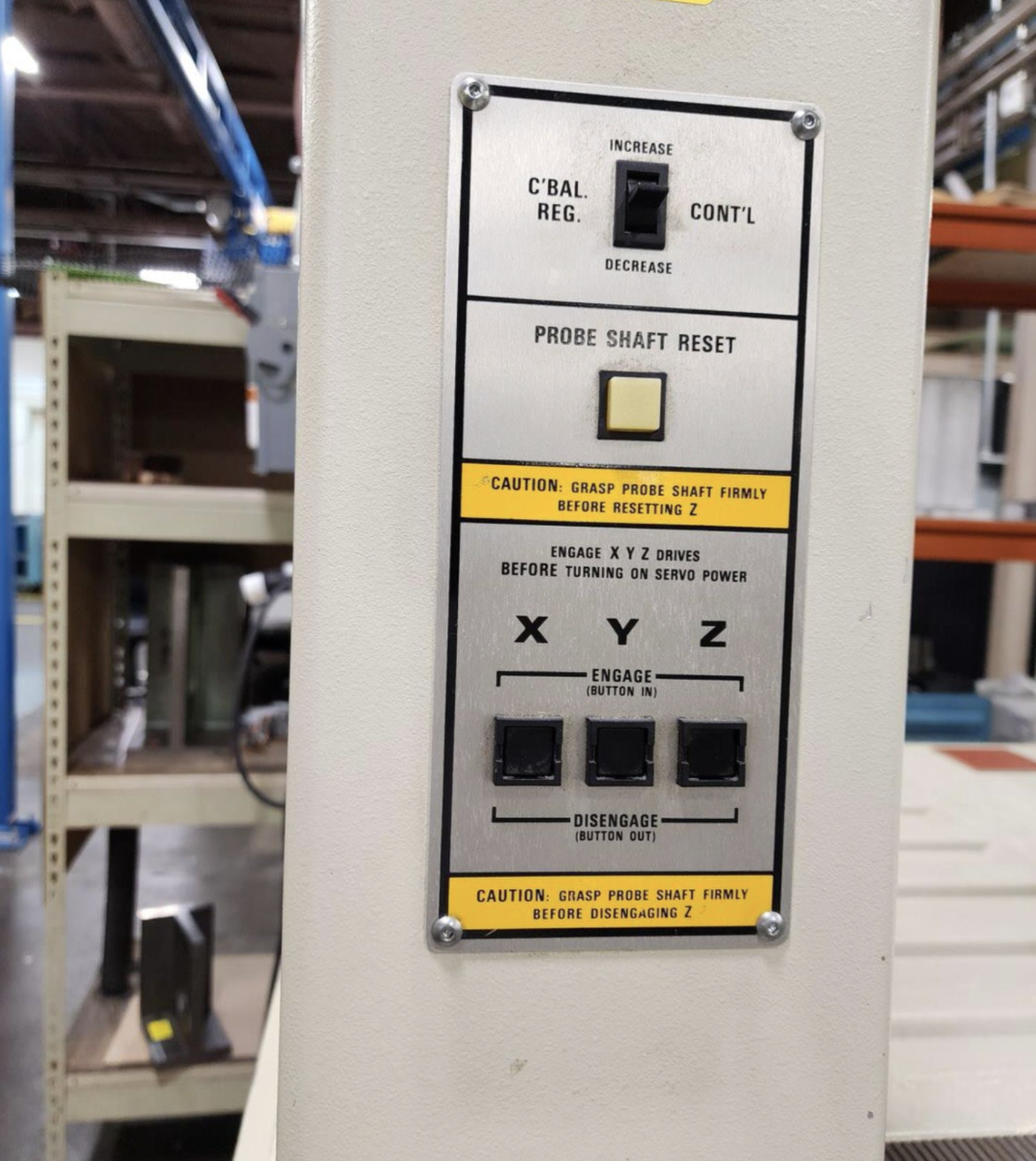 Sheffield RS-220 CMM Table NO COMPUTER/ NO SOFTWARE W/ Renishaw Probe Head Controller; Measurement - Image 9 of 24