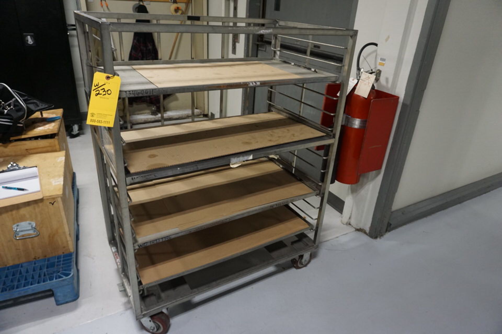 (2) Portable Material Racks, (1) w/ Approx 100 Assort Size Toolholders - Image 2 of 5