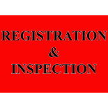 - REGISTRATION & INSPECTION -