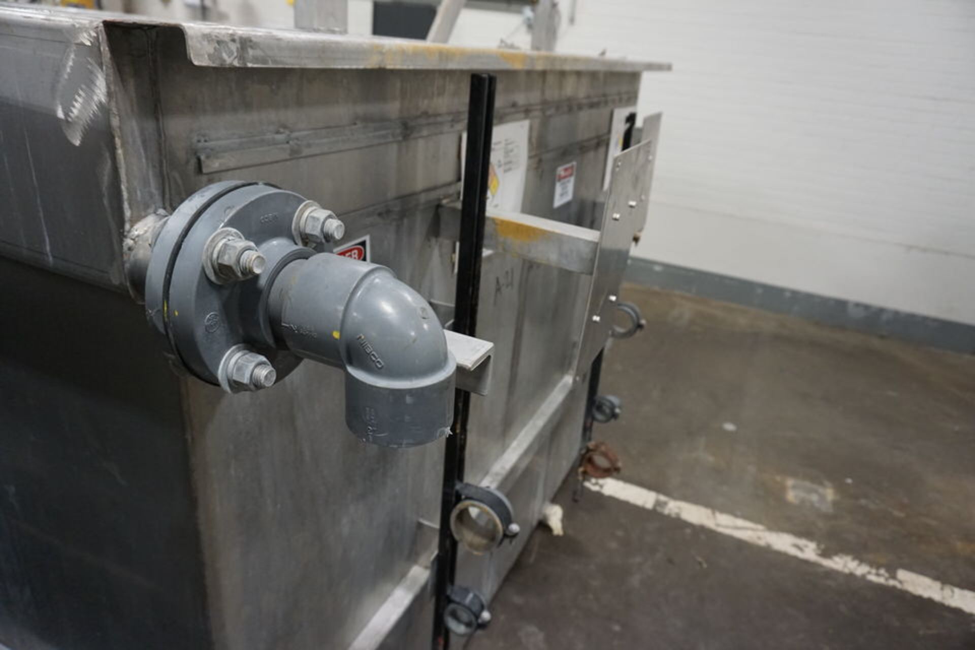 (7) Stainless Steel (3) Composite Chemical Wash Tanks - Image 2 of 18