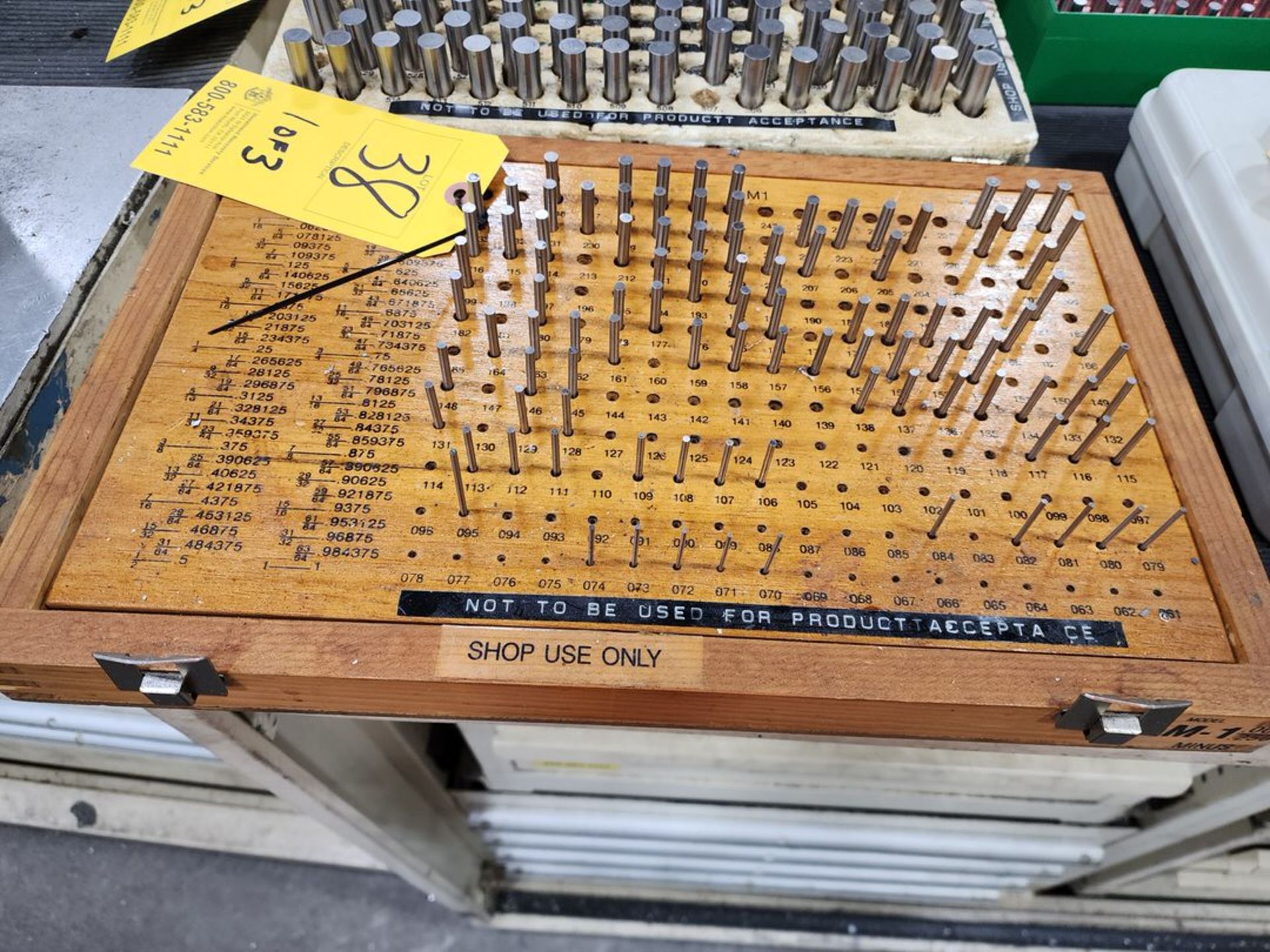 (3) Assorted Pin Gage Sets (Location: Machine Room) - Image 2 of 6