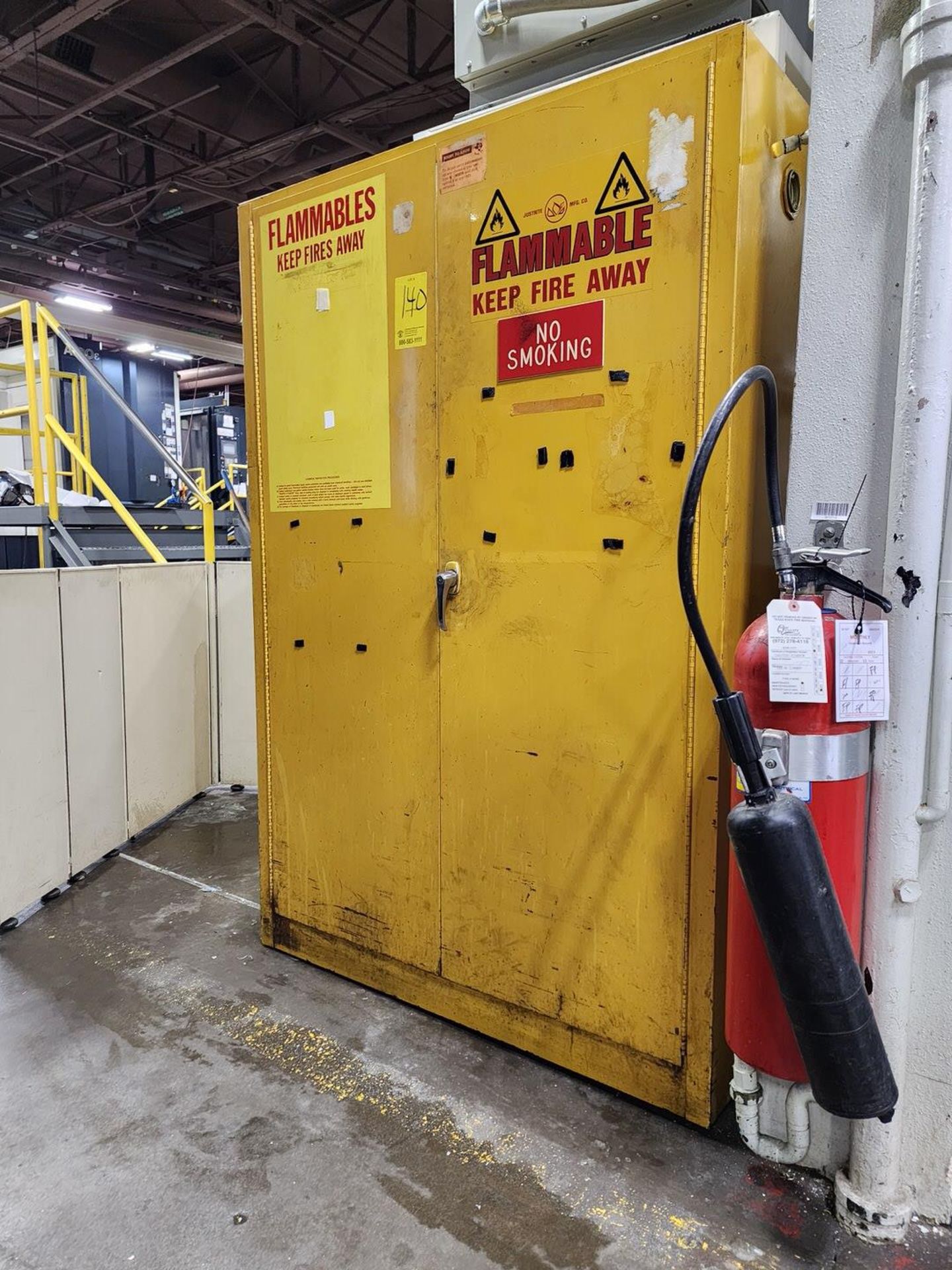 Justrite Flammable Locker (Location: Machine Room) - Image 3 of 3