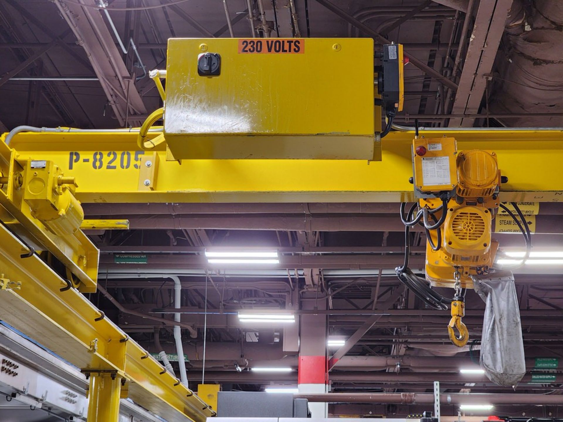 Proserv Anchor Crane 1 Ton Overhead Crane 38-1/2' x 21-1/2' x 11'H Appr.; W/ 1 Ton Harrington - Image 7 of 16