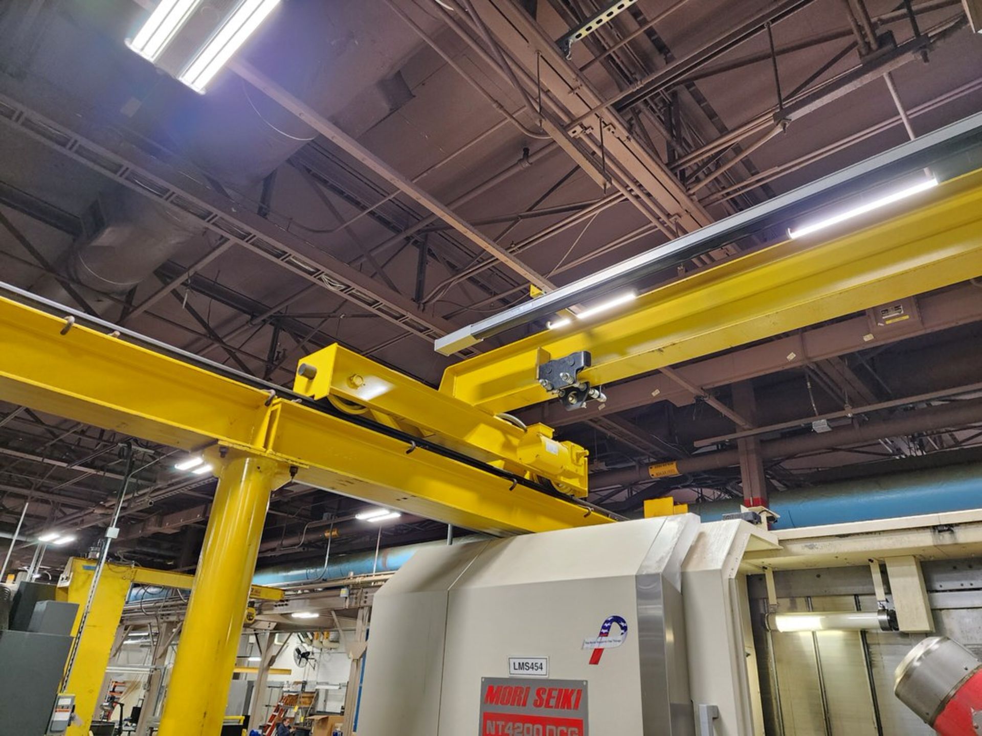 Proserv Anchor Crane 1 Ton Overhead Crane 38-1/2' x 21-1/2' x 11'H Appr.; W/ 1 Ton Harrington - Image 11 of 16