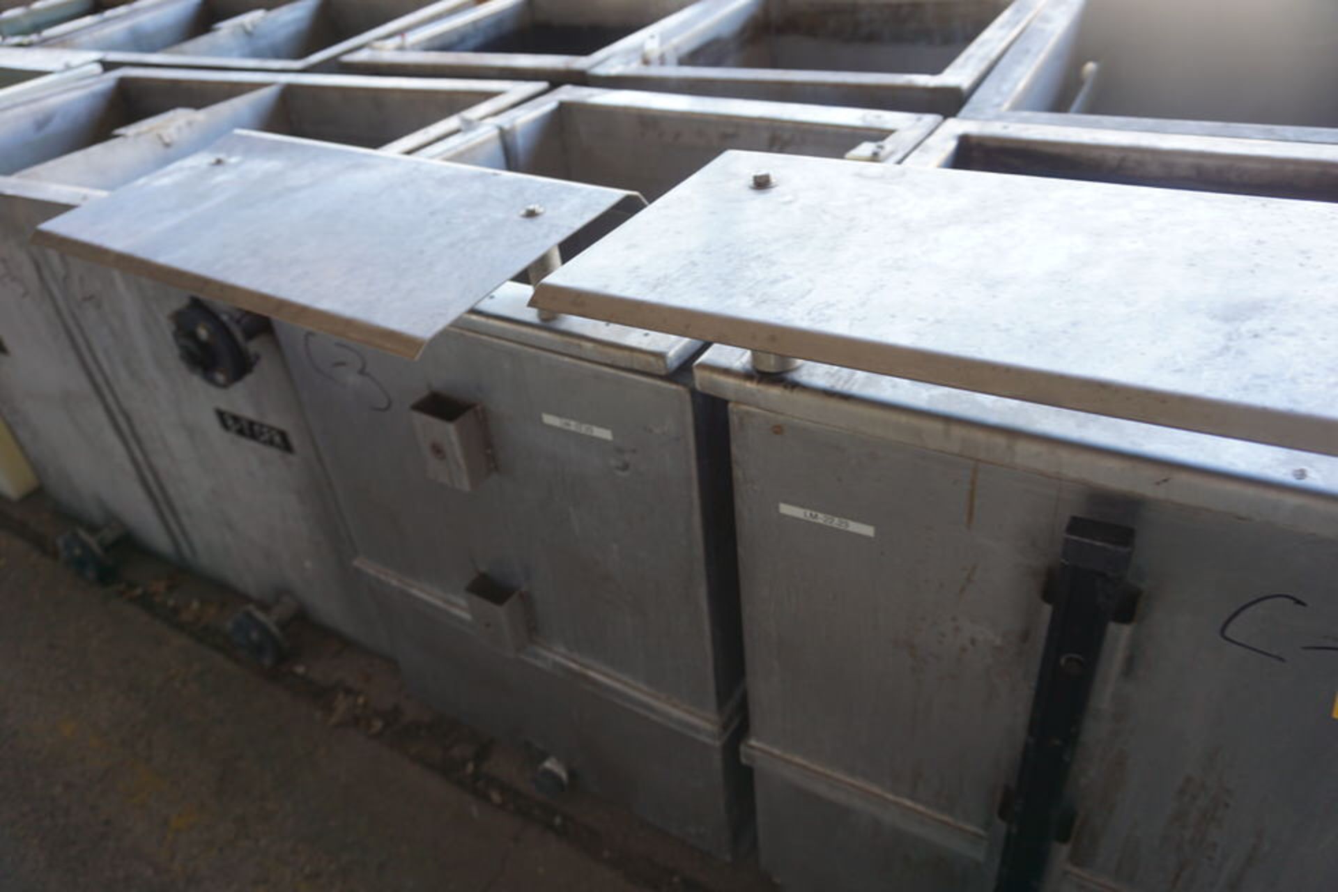 (6) Stainless Steel (8) Composite Chemical Wash Tanks - Image 7 of 12