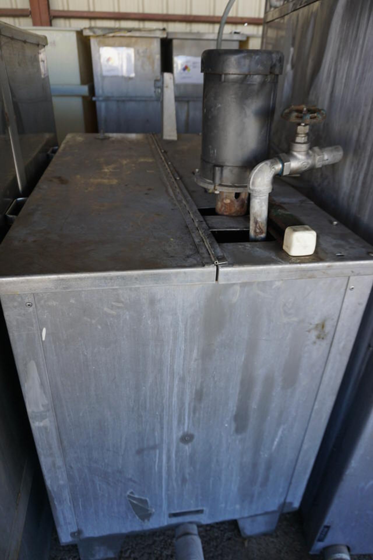 (16) Stainless Steel (1) Composite Chemical Wash Tanks - Image 9 of 17