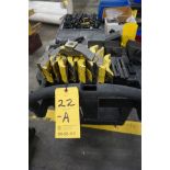 Cart w/ Cont: Rite Hite HD Material Clamps, Assort Tie Down Clamps & Bolts