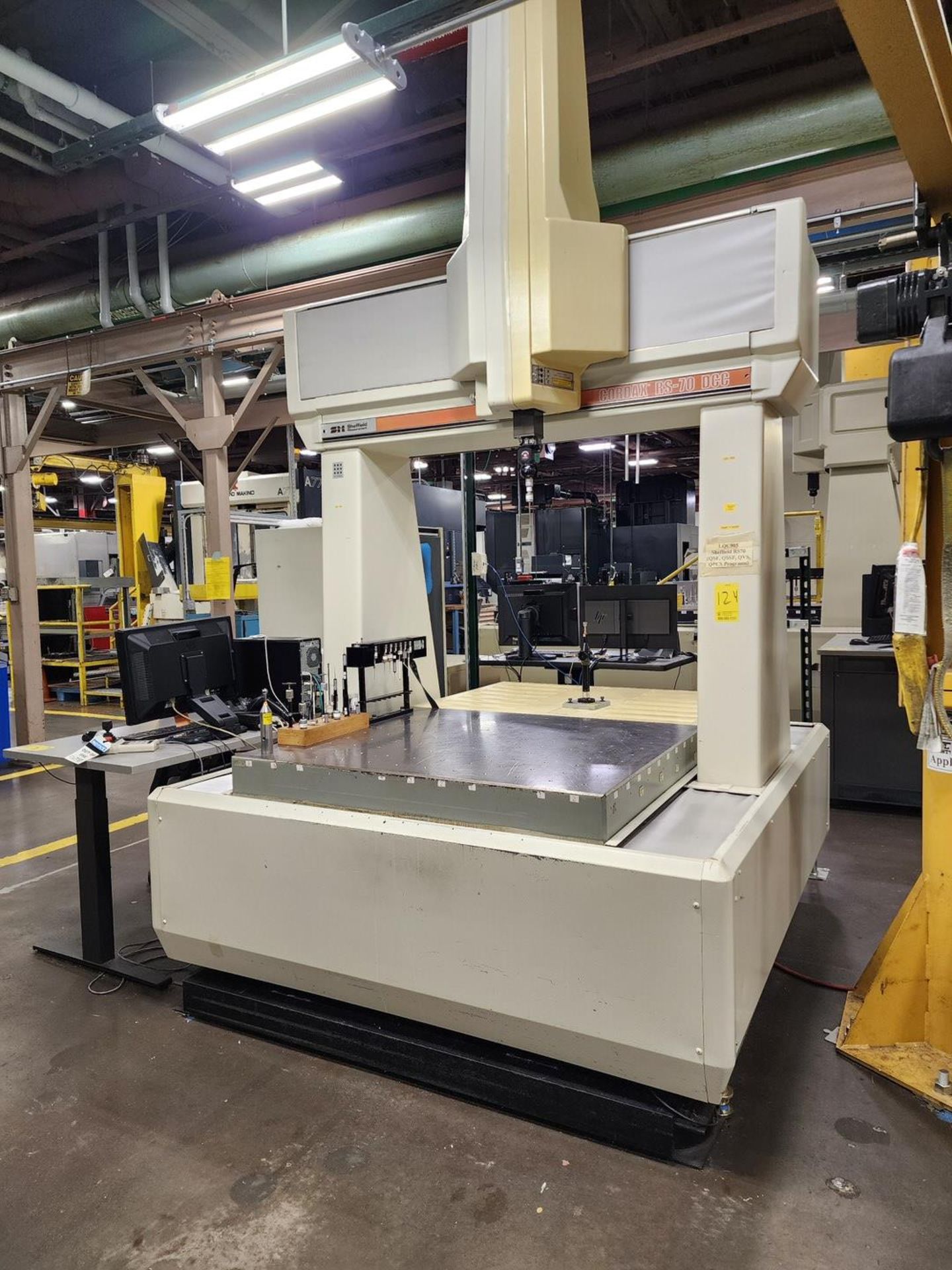 Sheffield RS-70 CMM, NO COMPUTER/ NO SOFTWARE W/ Renishaw Probe Head Controller - Image 2 of 22