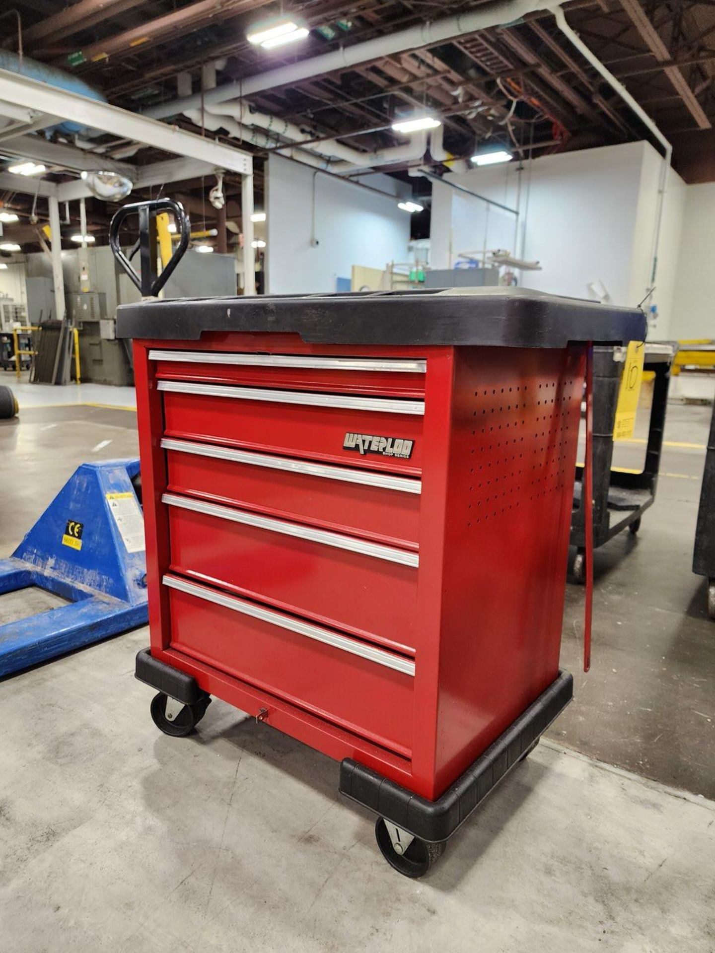 Waterloo Rolling Tool Cart W/ Assorted Matl. (Location: Machine Room) - Image 3 of 9