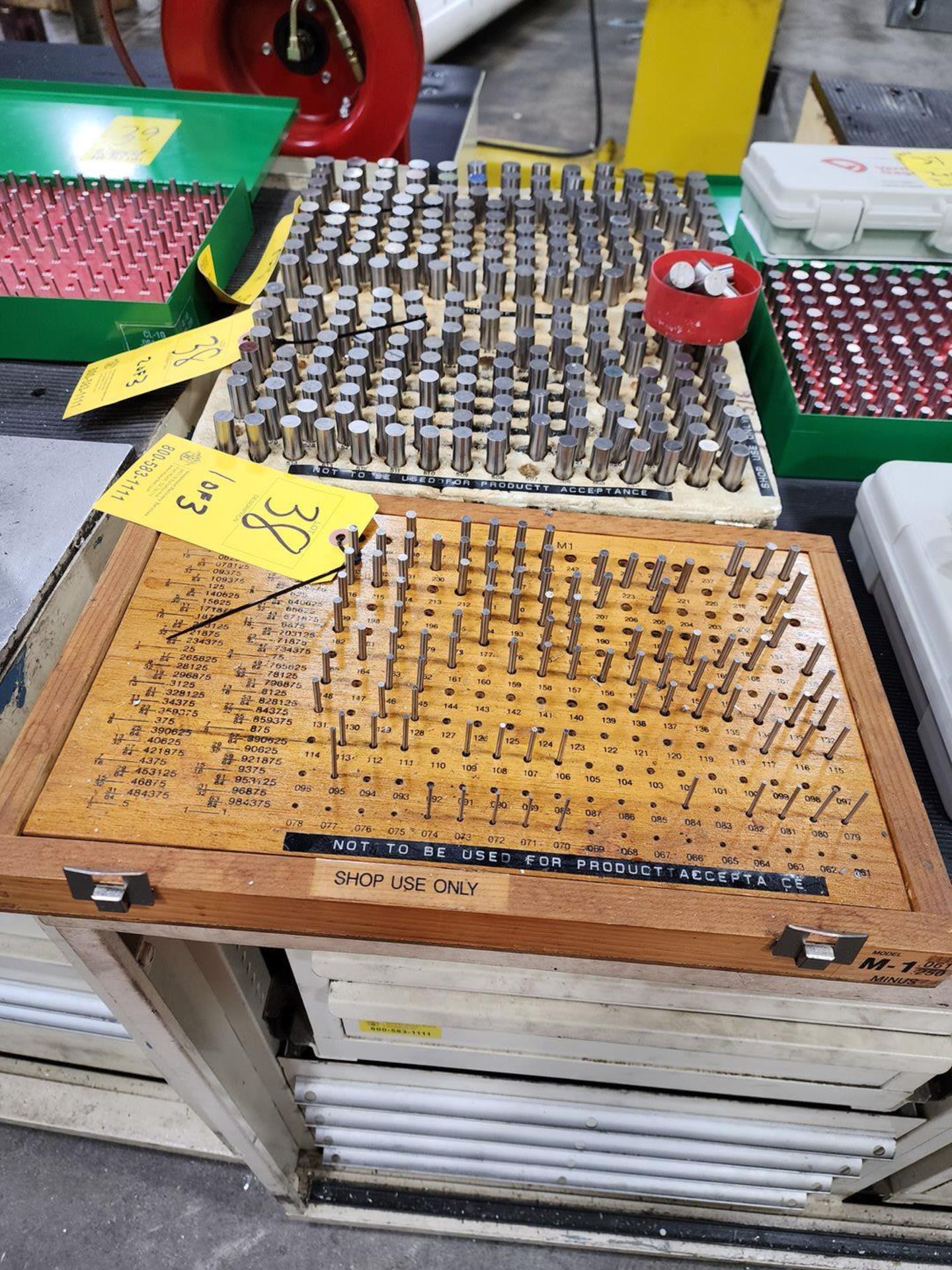 (3) Assorted Pin Gage Sets (Location: Machine Room)