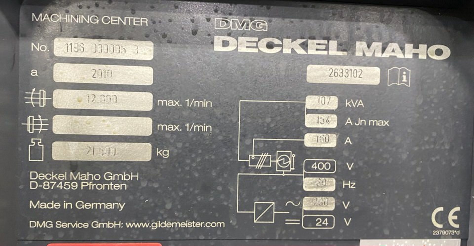 2010 DMG DMC 125FD duoBlock (5 Axis) - Image 31 of 31