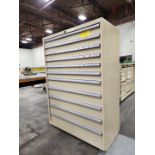 Lista 11-Drawer Modular Cabinet 40" x 22" x 59-1/2"H (Location: Machine Room)