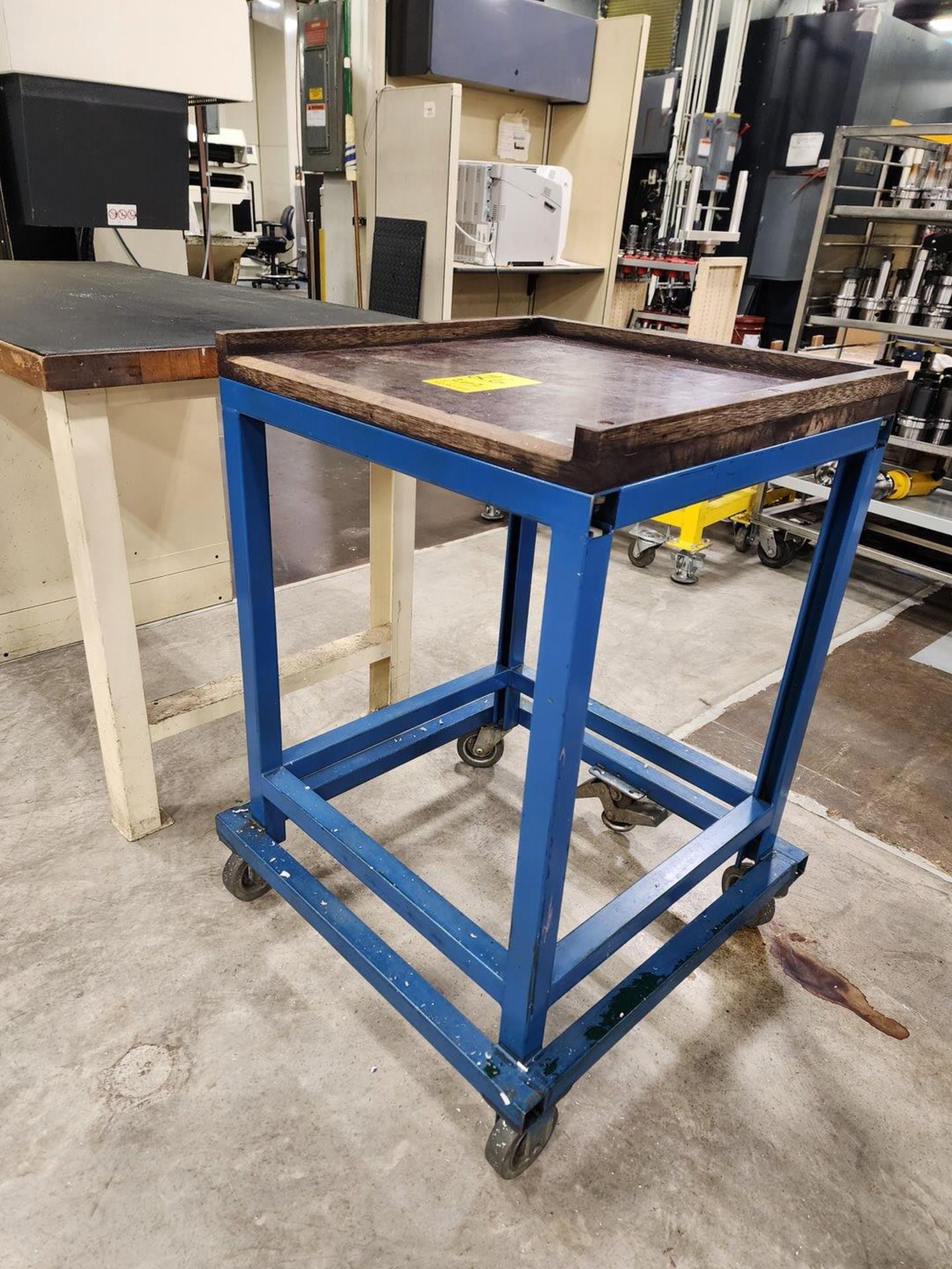 5-Drawer Matl. Table W/ Roling Matl. Cart (Location: Machine Room) - Image 5 of 6