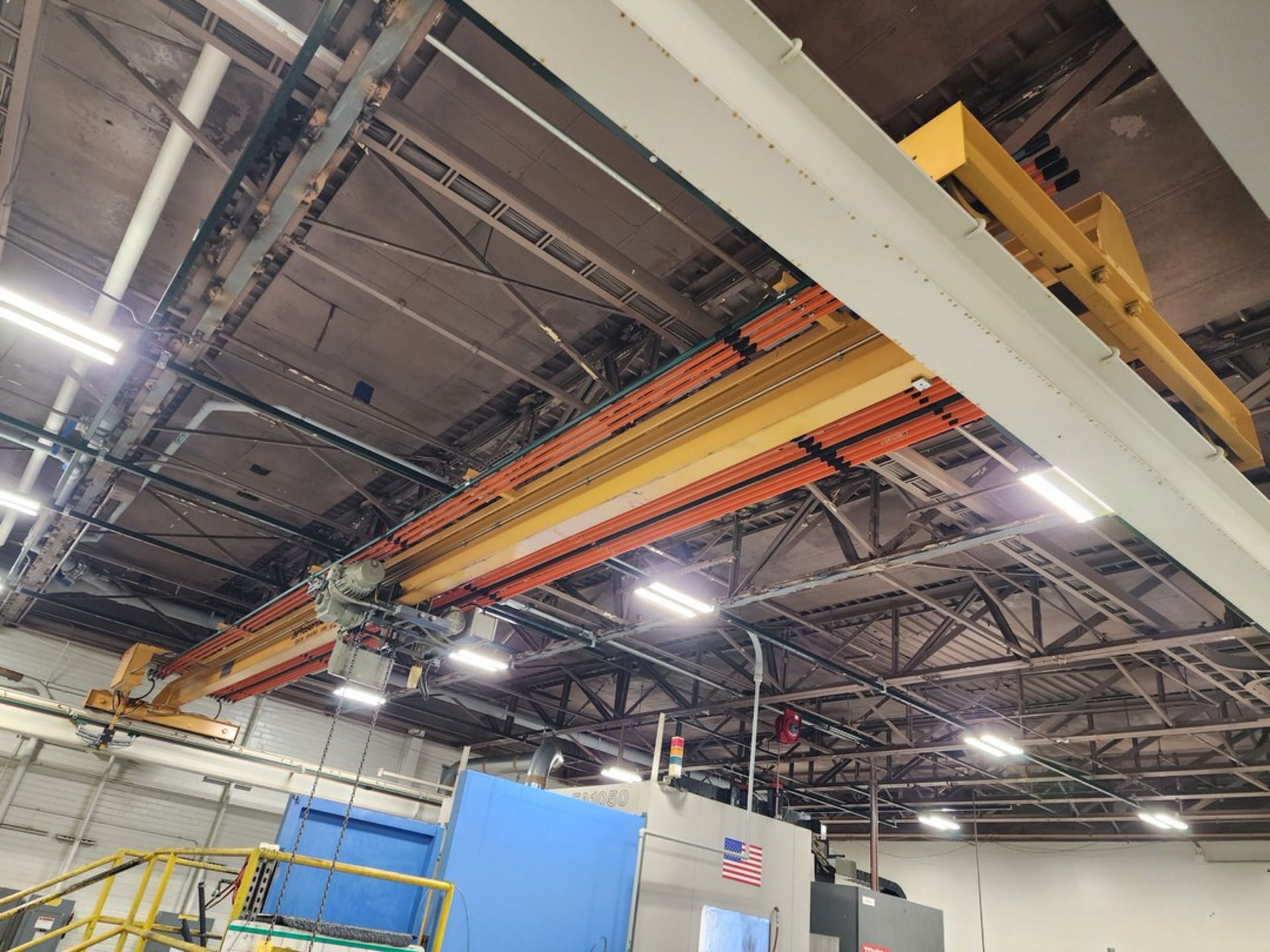 Proserv 4-Post 1-1/2 Ton Overhead Crane 28-1/2' x 24' x 12-1/2' Appr. W/ Hoist (Toyoda CNC Area) - Image 19 of 21