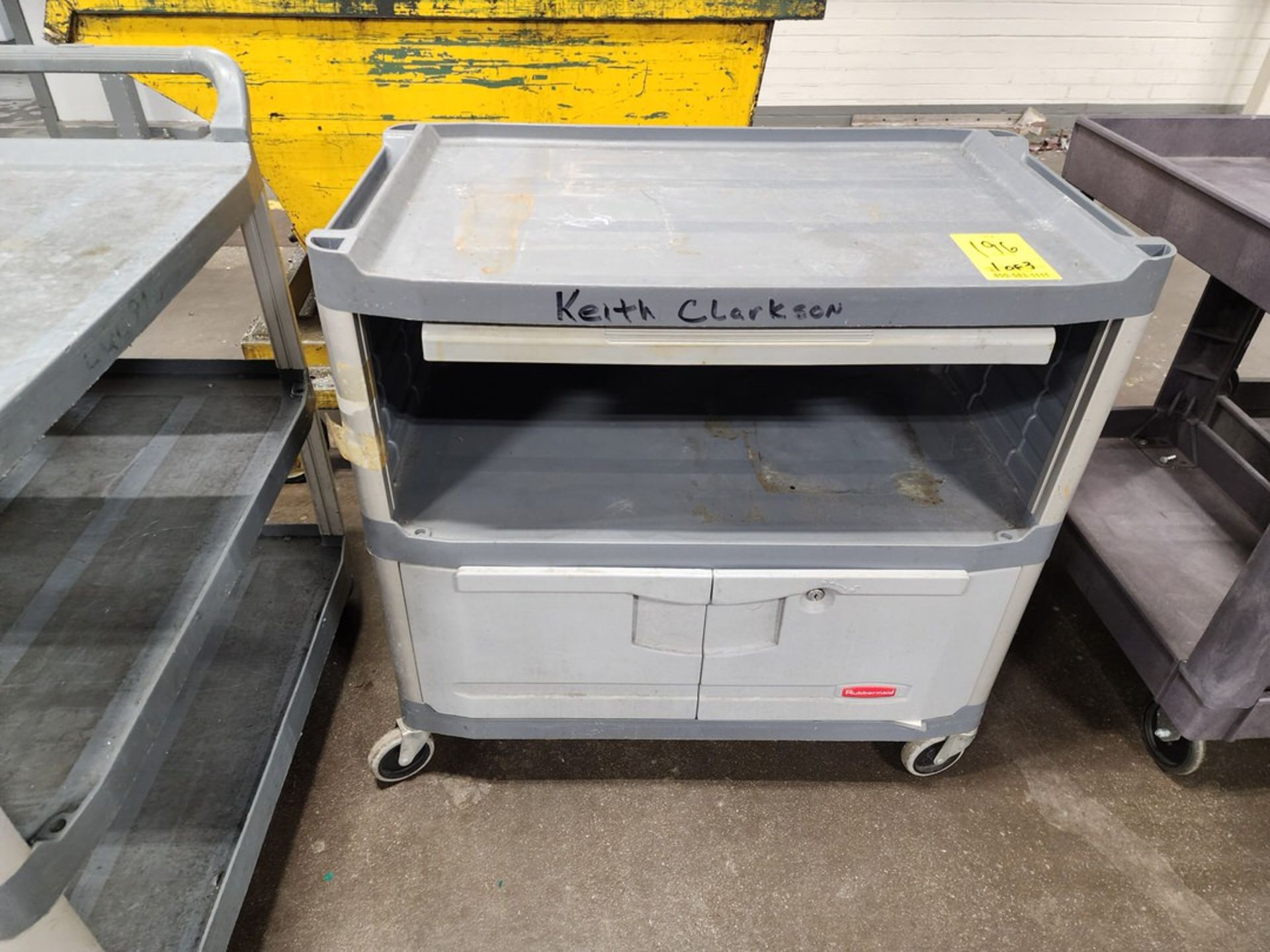 (3) Rolling Material Carts (Location: Chem Shop Area) - Image 3 of 5