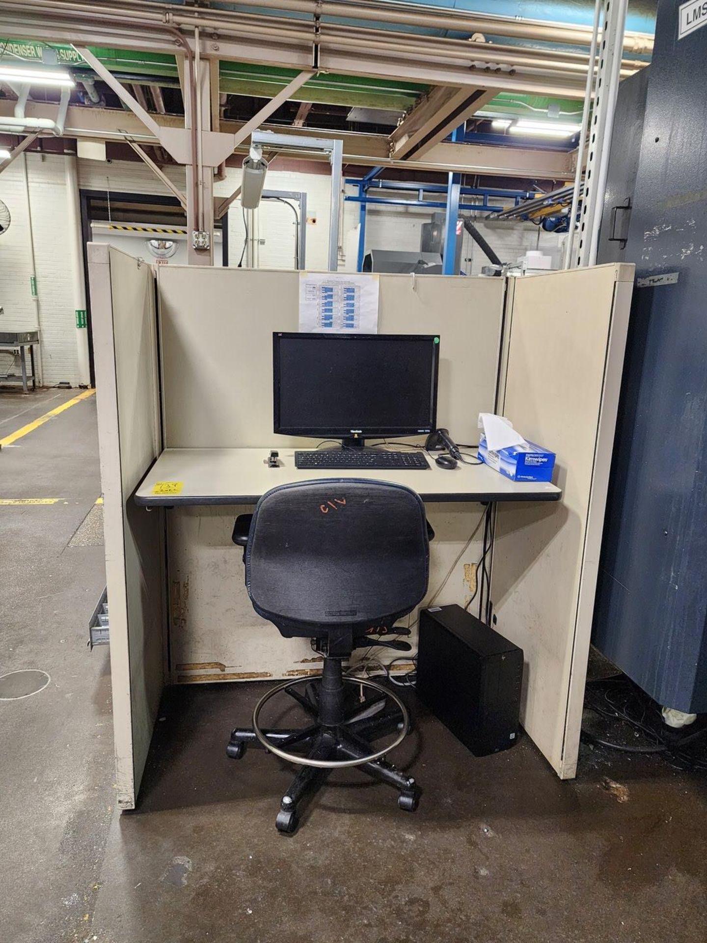 Rolling Work Station W/ Modular Cabinet, W Work Station (Location: Machine Room) - Image 5 of 5