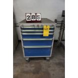 5 Drawer Tool Cabinet w/ Key on Catsers