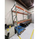 (2) Sections Of Pallet Racks (5) 120" x 42" Uprights; (13) 96" Crossbeams (Toyoda CNC Area)