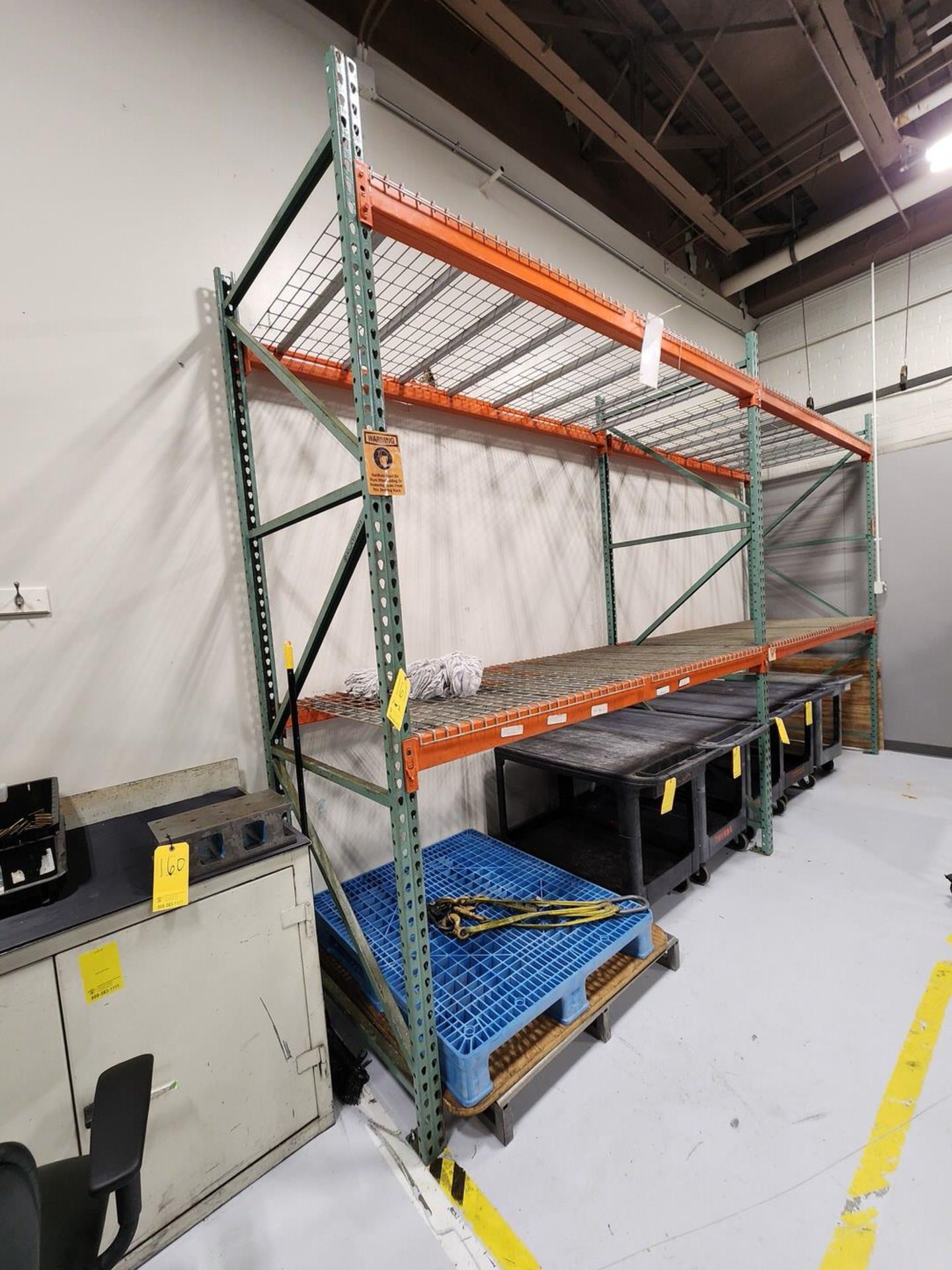 (2) Sections Of Pallet Racks (5) 120" x 42" Uprights; (13) 96" Crossbeams (Toyoda CNC Area)