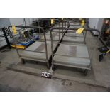 (2) Steel Deck Platform Carts, 3' x 4'