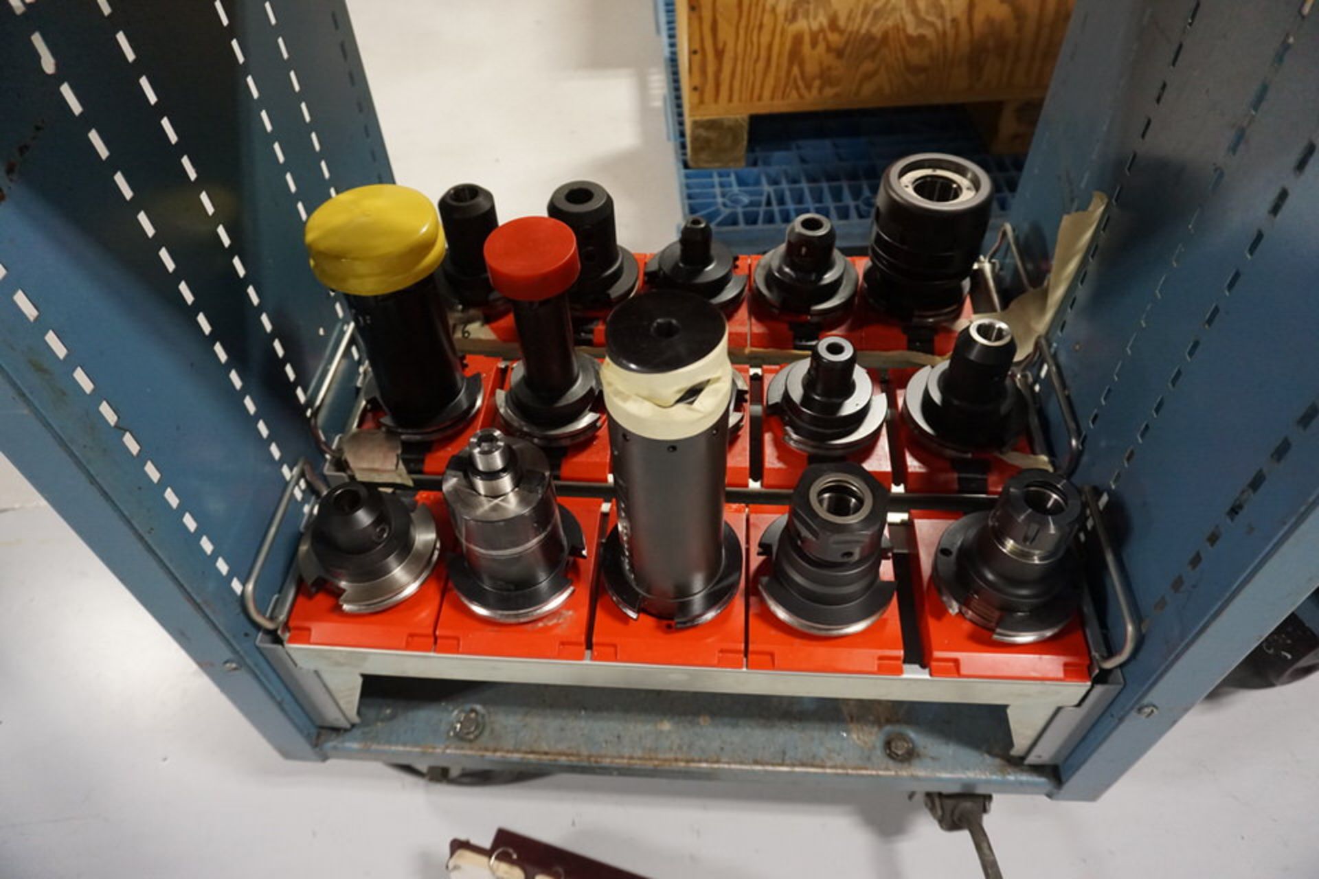 Portable 50 Taper Tool Rack w/ Approx (30) Toolholders - Image 3 of 3