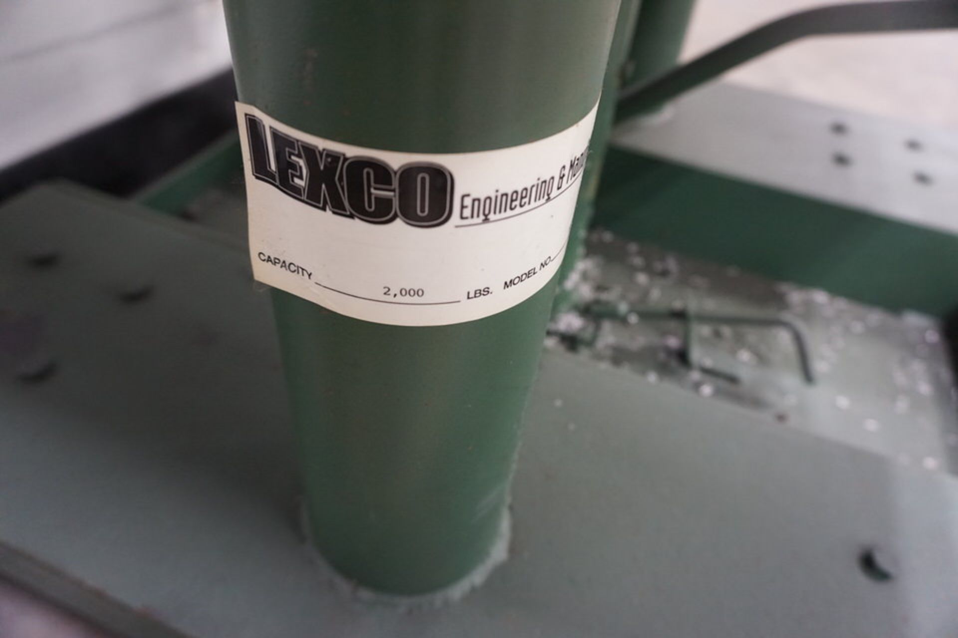 Leko Hydraulic Lift Table, 30" x 30", 2,000 lb Cap - Image 3 of 3