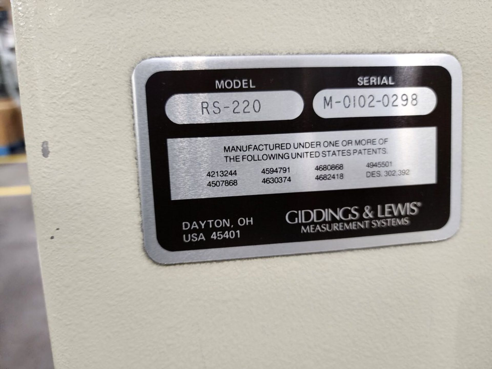 Sheffield RS-220 CMM Table NO COMPUTER/ NO SOFTWARE W/ Renishaw Probe Head Controller; Measurement - Image 19 of 24