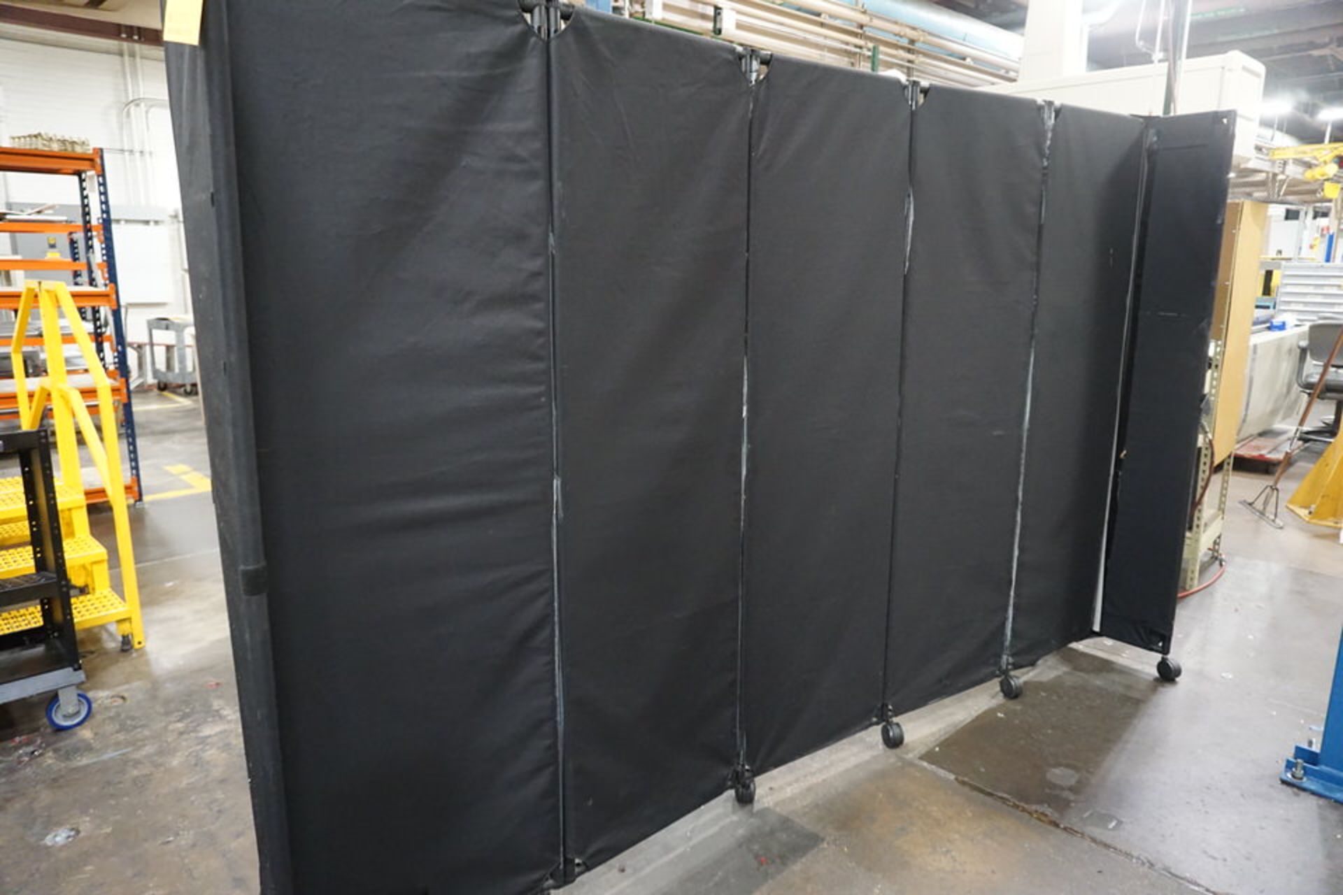 Portable Room Divider, (3) 12'w x 80"tall, (1) 12'w x 60" tall - Image 3 of 3