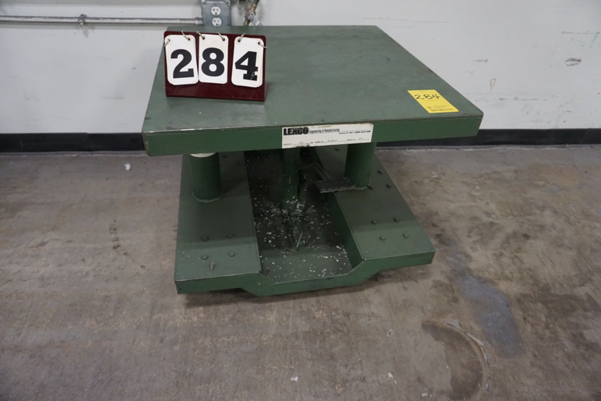 Leko Hydraulic Lift Table, 30" x 30", 2,000 lb Cap