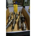 (8) CAT 40 V FLANGE TOOL HOLDERS