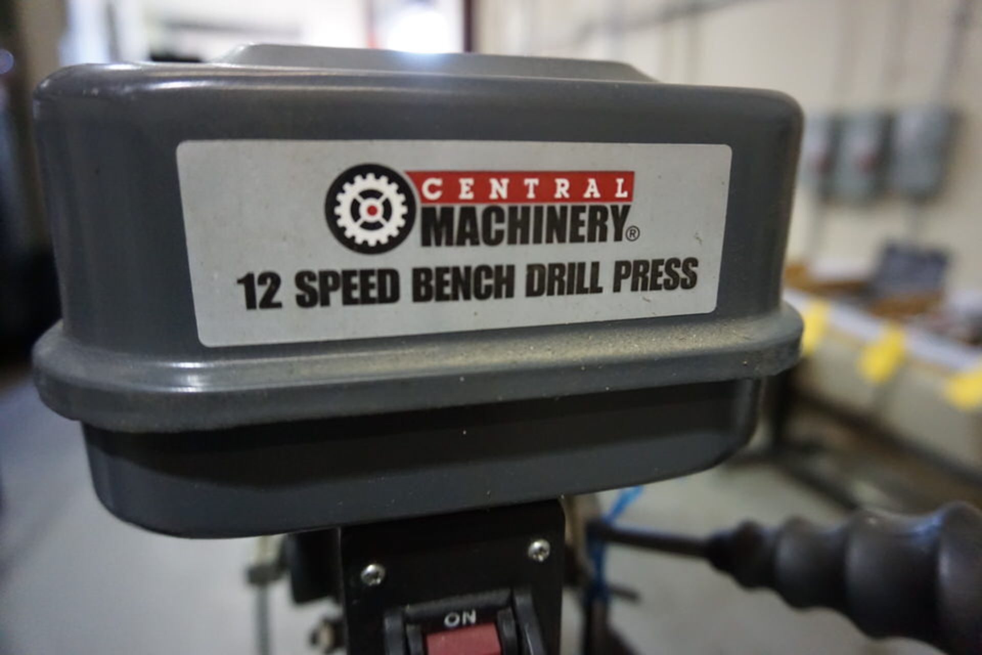 CENTRAL MACHINERY 12 SPEED BENCH TOP DRILL PRESS W/ 4" VICE - Image 3 of 3