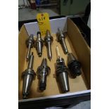 (8) CAT 40 V FLANGE TOOL HOLDERS