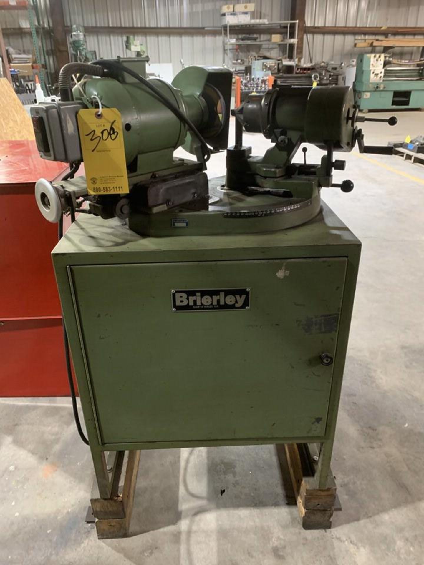 BRIERLEY ZB25 DRILL GRINDER/SHARPENER W/ ASSORT ACESSORIES