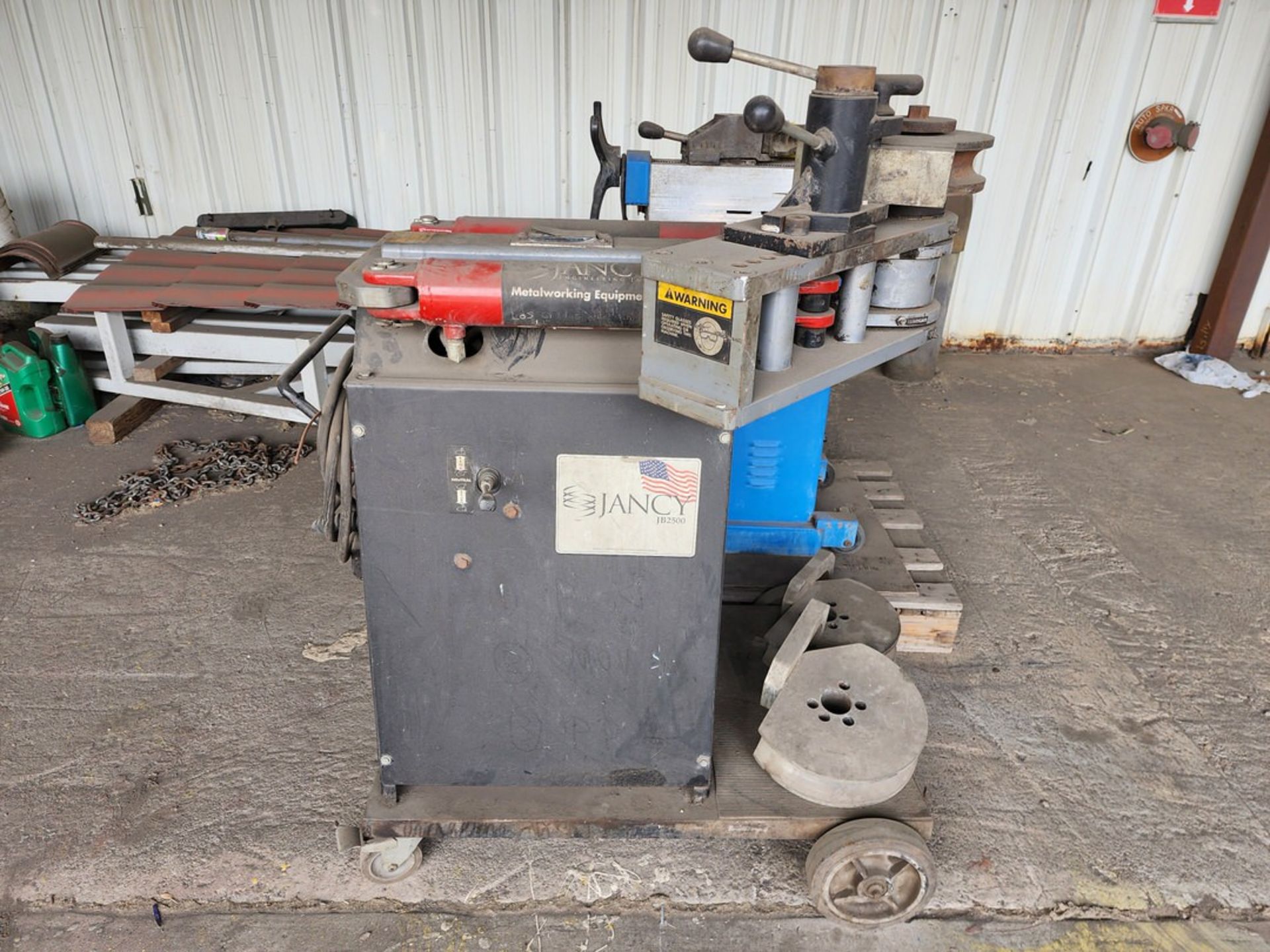 2009 Jancy JB2400 Tube & Pipe Bender 110/220V, 1PH, 60HZ (Loc: Chandler, AZ) - Image 3 of 10