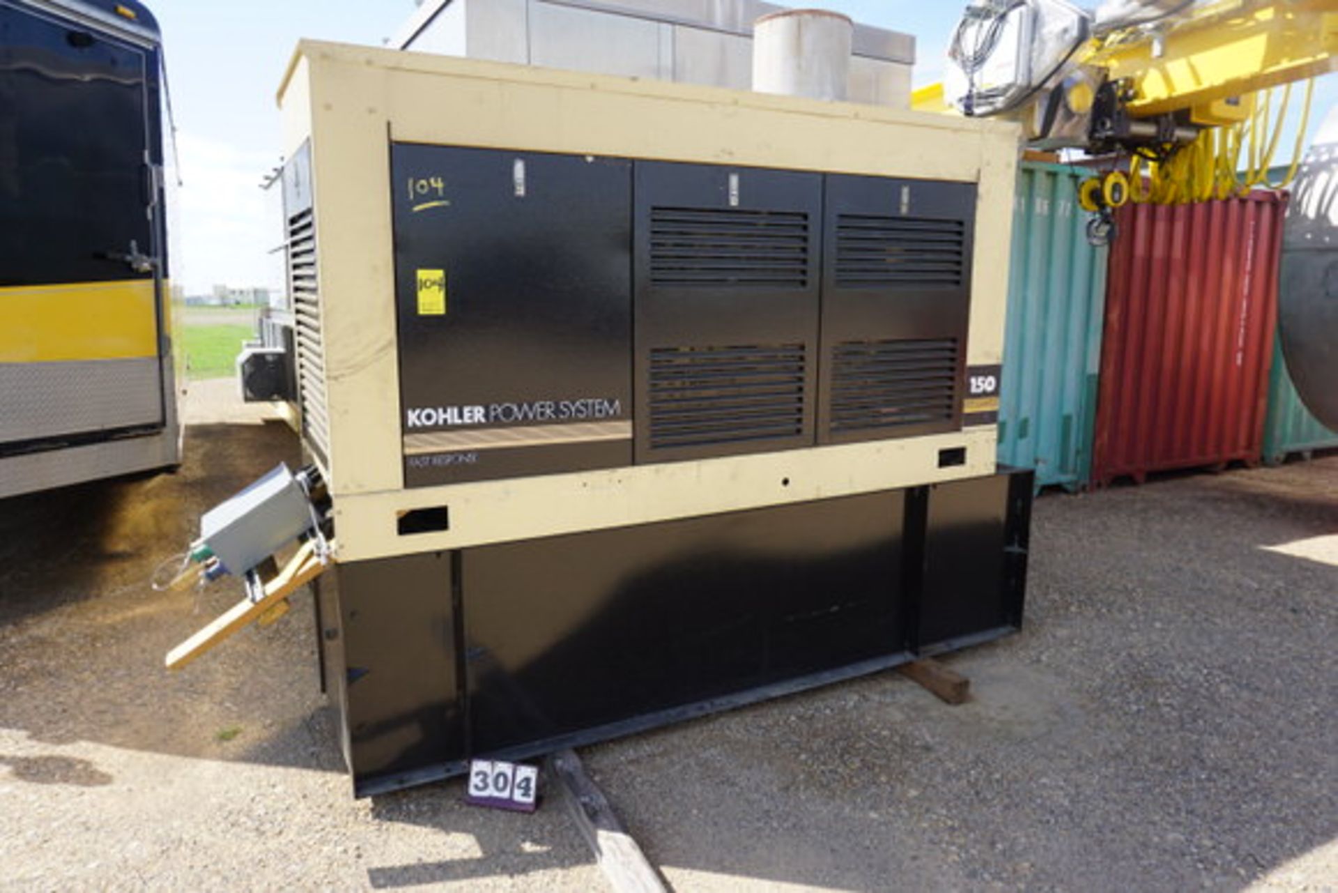 Kohler Power System 150 Generator (LOCATION: ROME, TX)