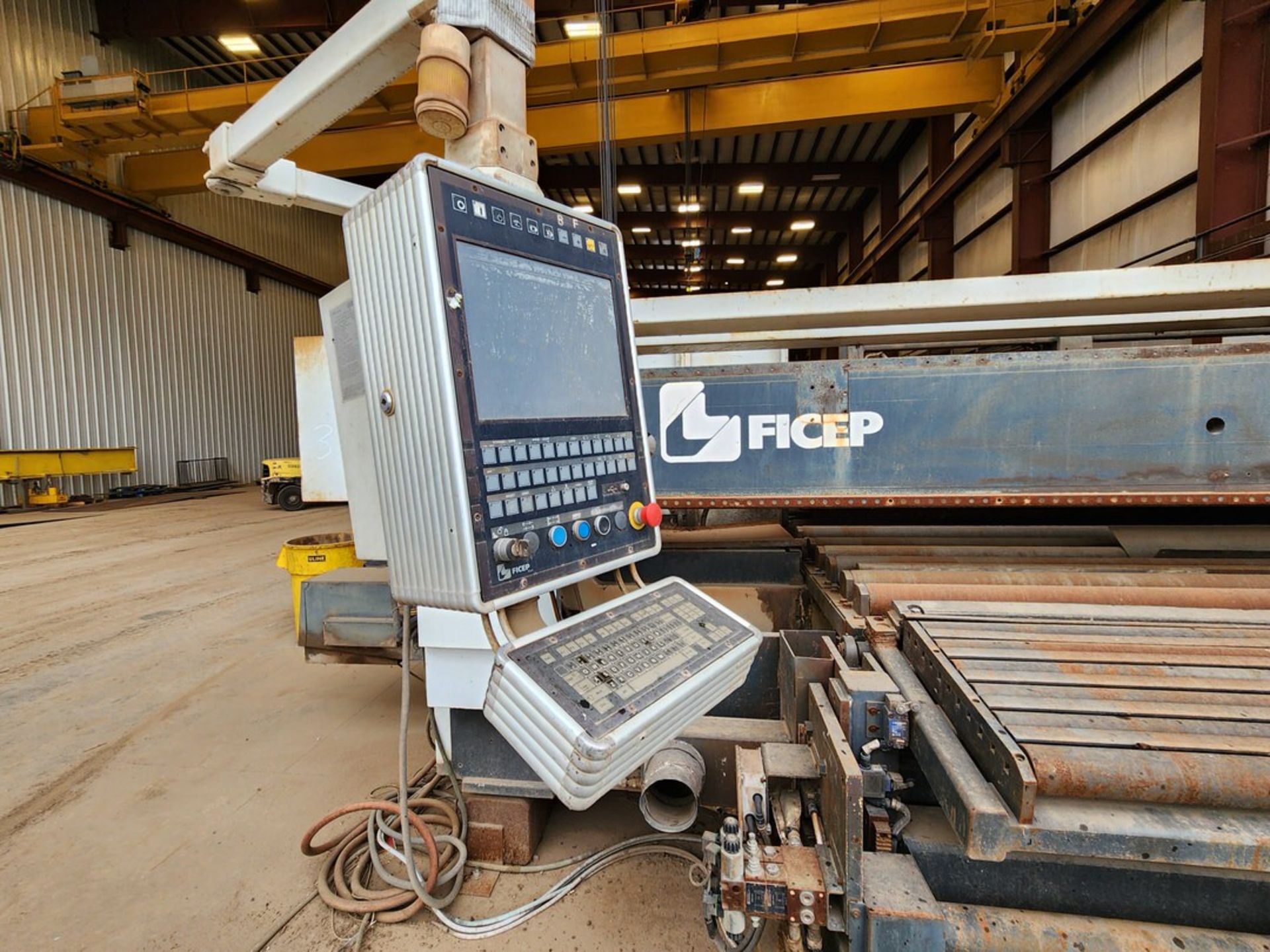 2014 Ficep TIPOA25LG Plate Processing Machine W/ Controller; W/ Ele Cabinet; W/ Chip Conveyor - Image 6 of 27